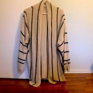 Amuse Society Striped Shawl Poncho